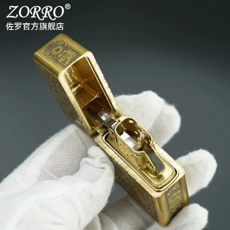 ZORRO 912S 912 Armor Deep Carve Lighters | Brass | Includes Special Engraving 912 fanchuan