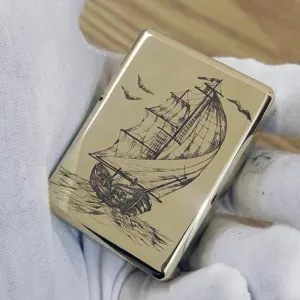 ZORRO 912S 912 Armor Deep Carve Lighters | Brass | Includes Special Engraving 912 fanchuan