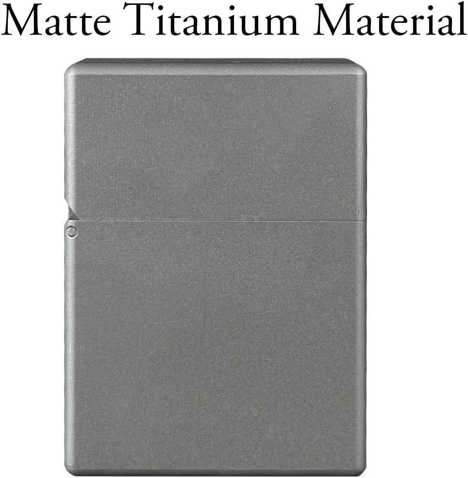 ZORRO Limited Edition Titanium Kerosene Lighter – Square Head, Waterproof and Windproof Armor Shell, Thickened Design B