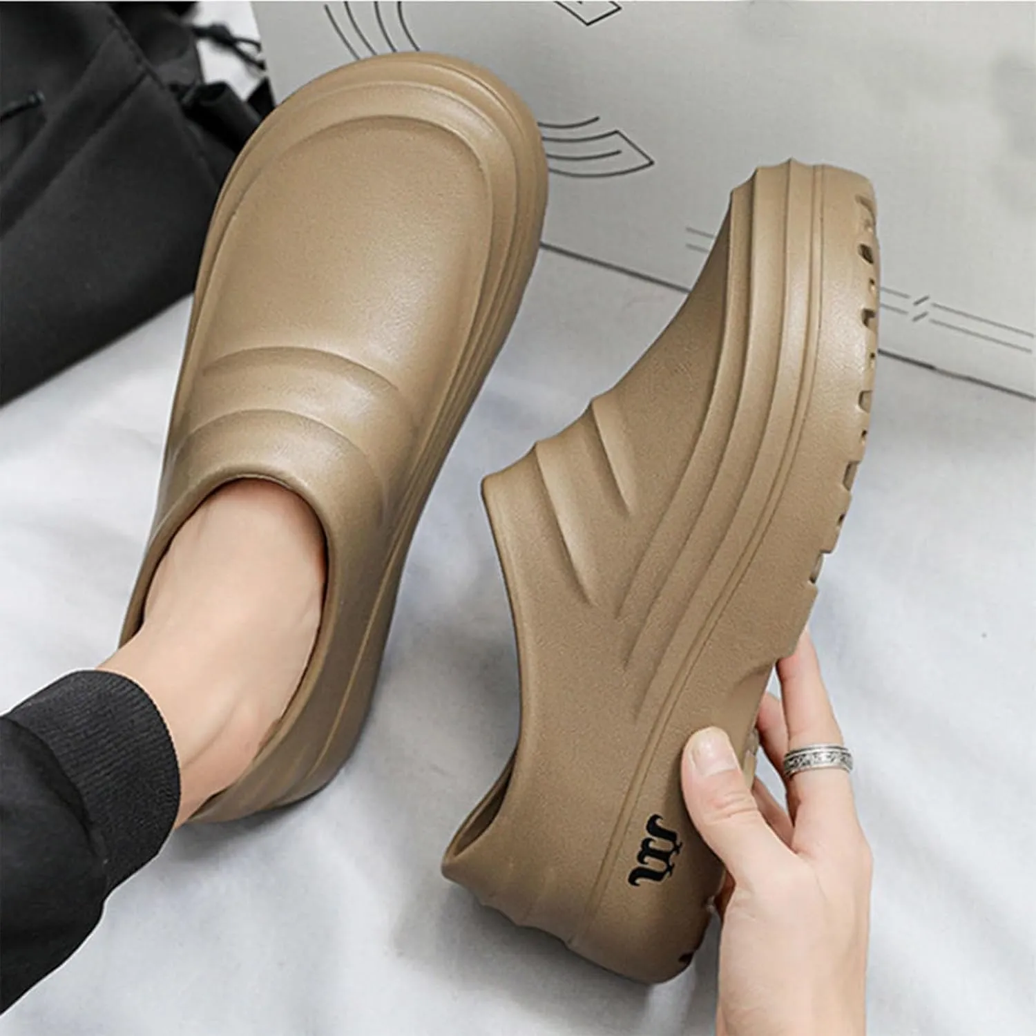 ZSpzx Chef Shoes for Men Women,Chef Shoes Non Slip Oil Resistant Clogs for Women Work Shoes, Kitchen Waterproof Zapatos de Chef Nurse Shoes Lightweight Safety